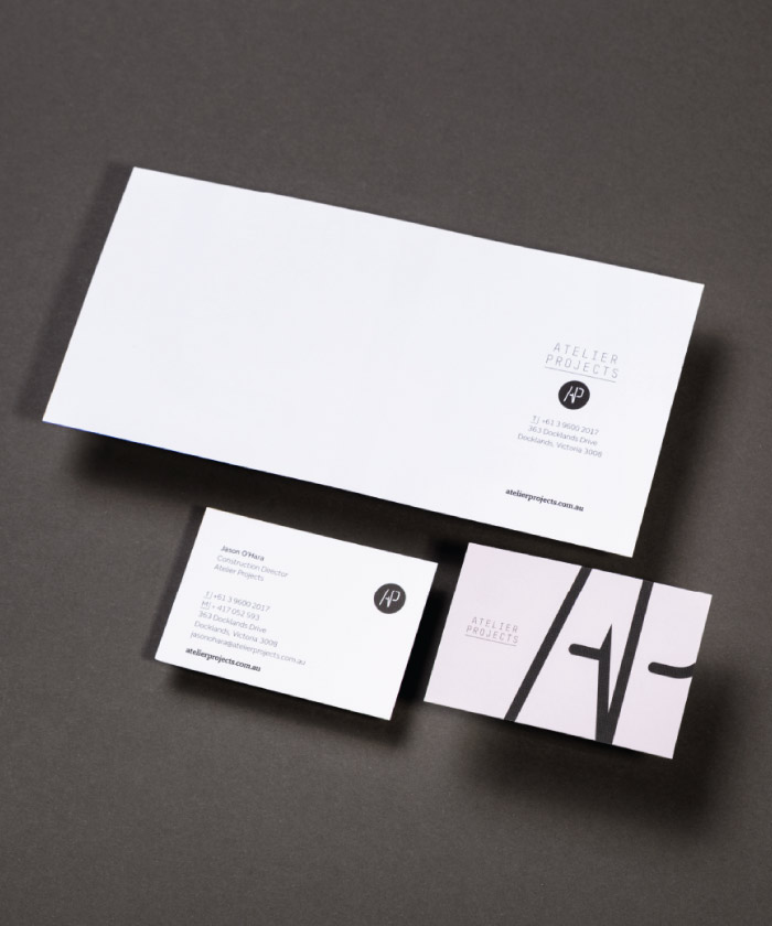 Atelier stationery spread