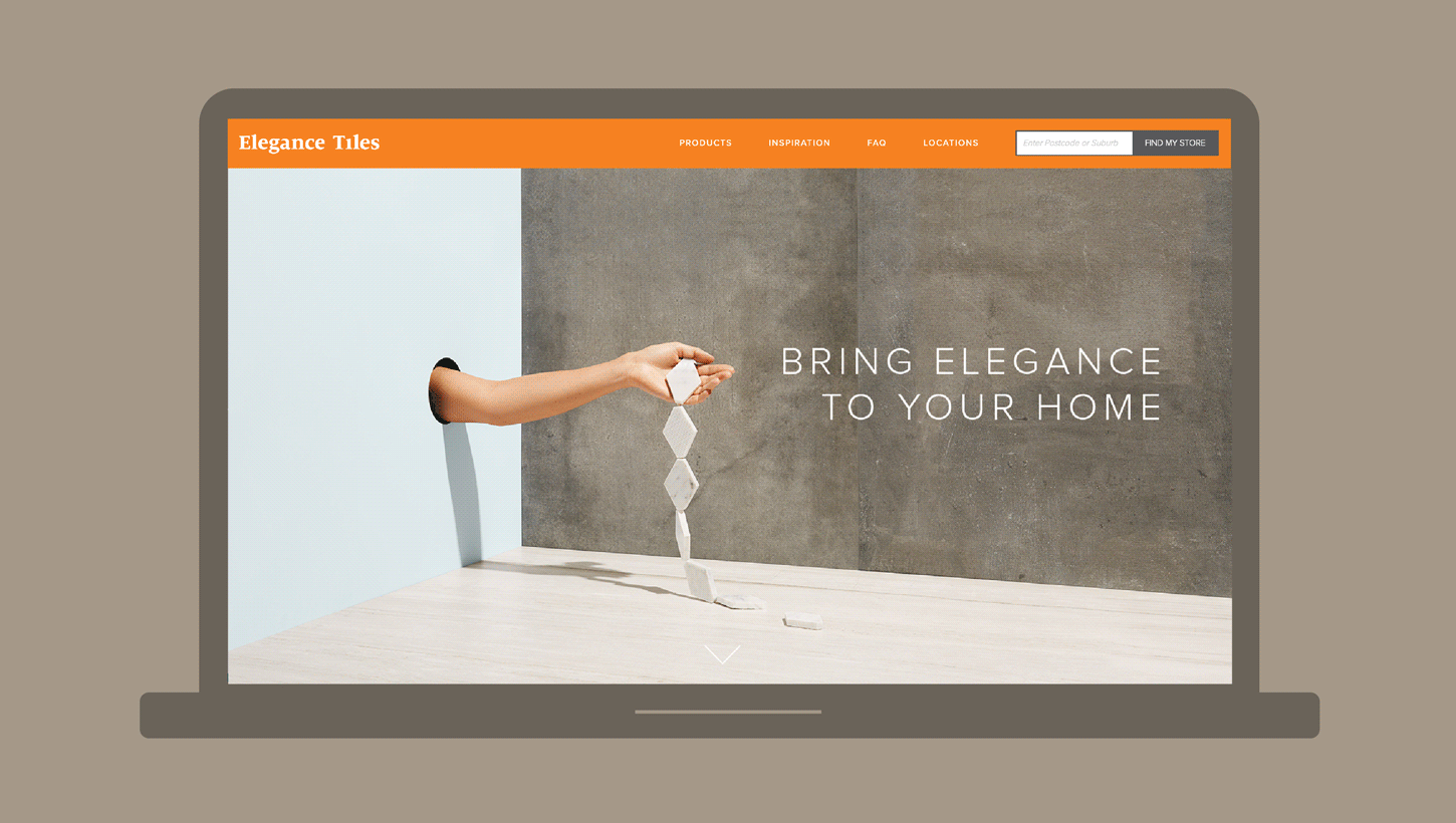 Elegance Tiles Website design