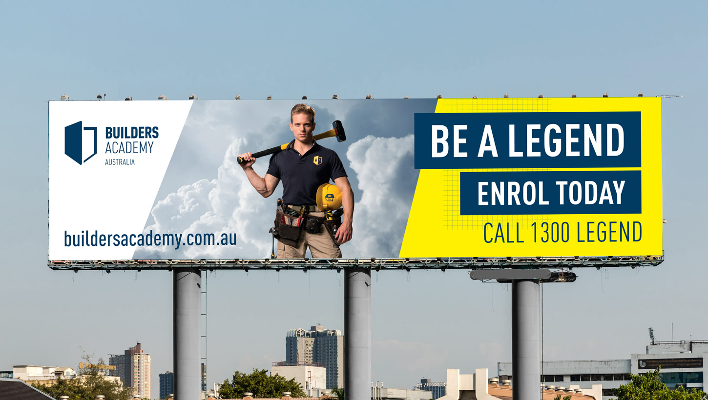 Builders Academy billboard ad