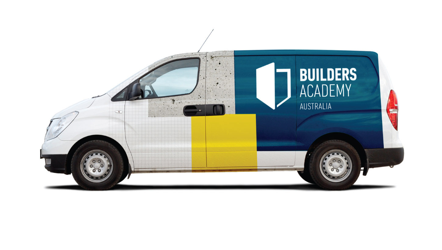 builders academy van wrap design