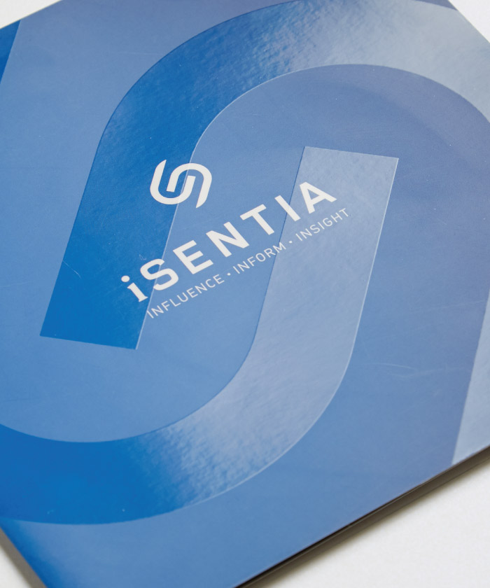 isentia logo on brochure cover