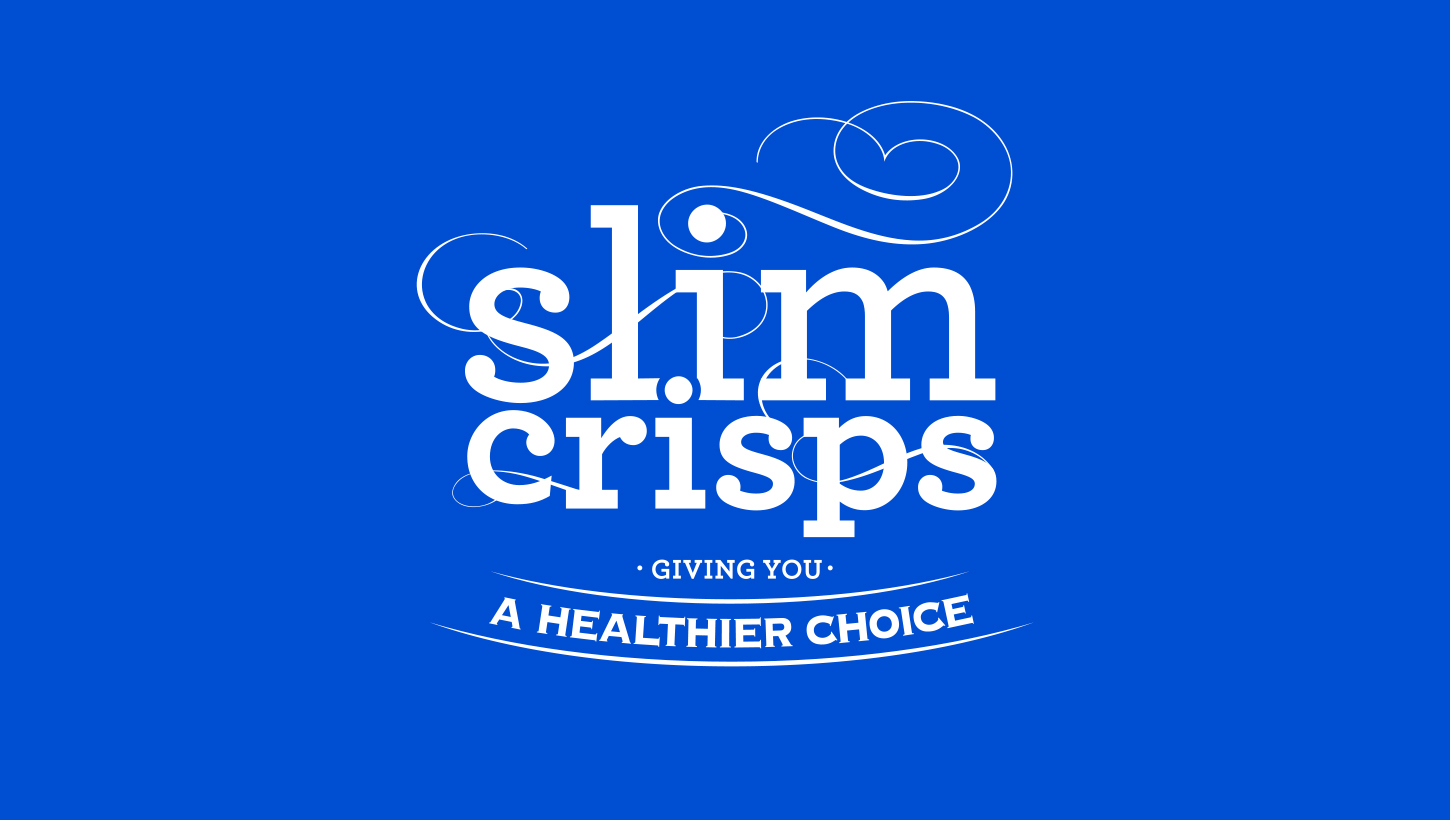 Slim Crisps logo and branding
