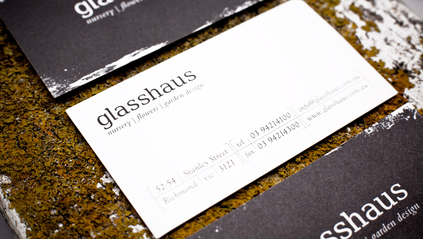 glasshaus business cards