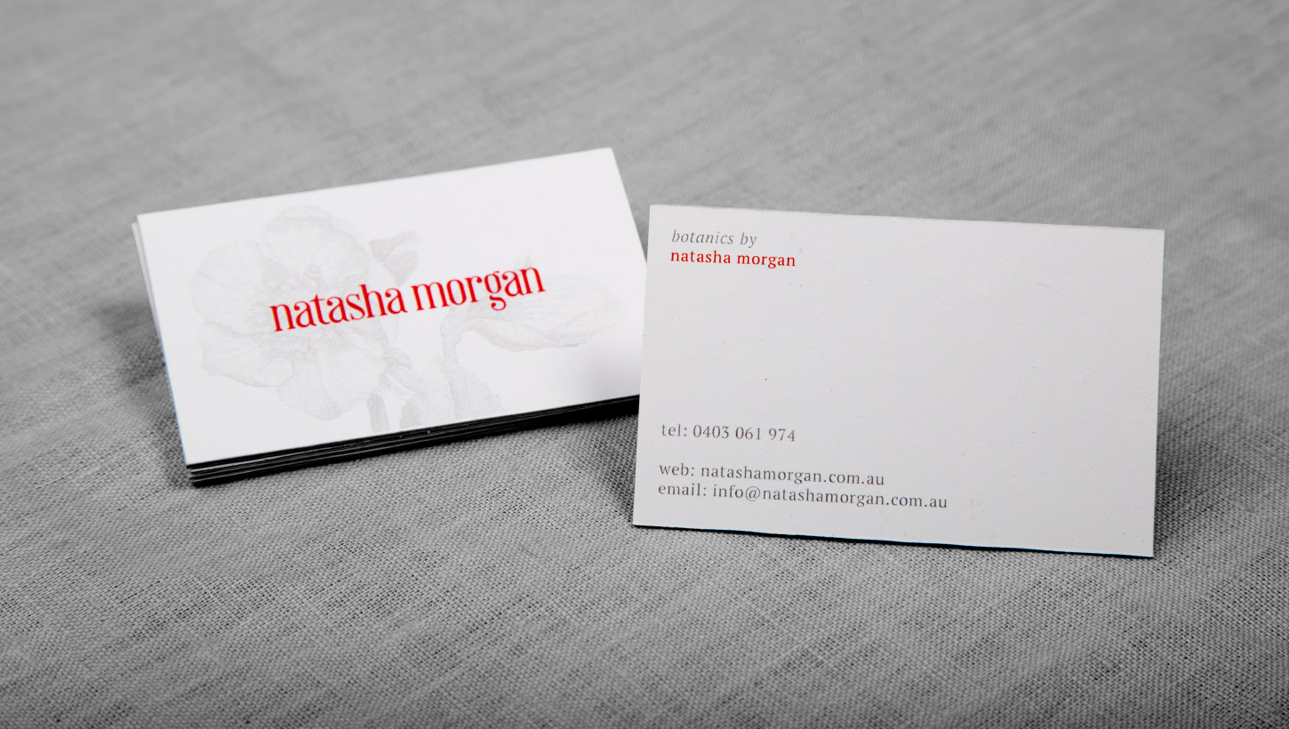 natasha morgan business cards