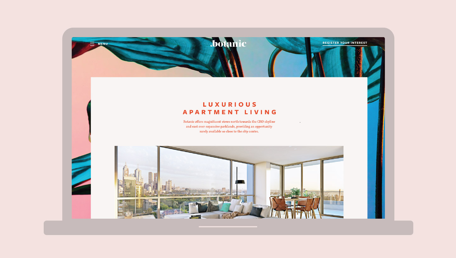 Botanic Website Design